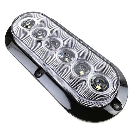 Optronics Clear Back-Up Light, Surface Flange Mount, Hard Wired BUL12CSB